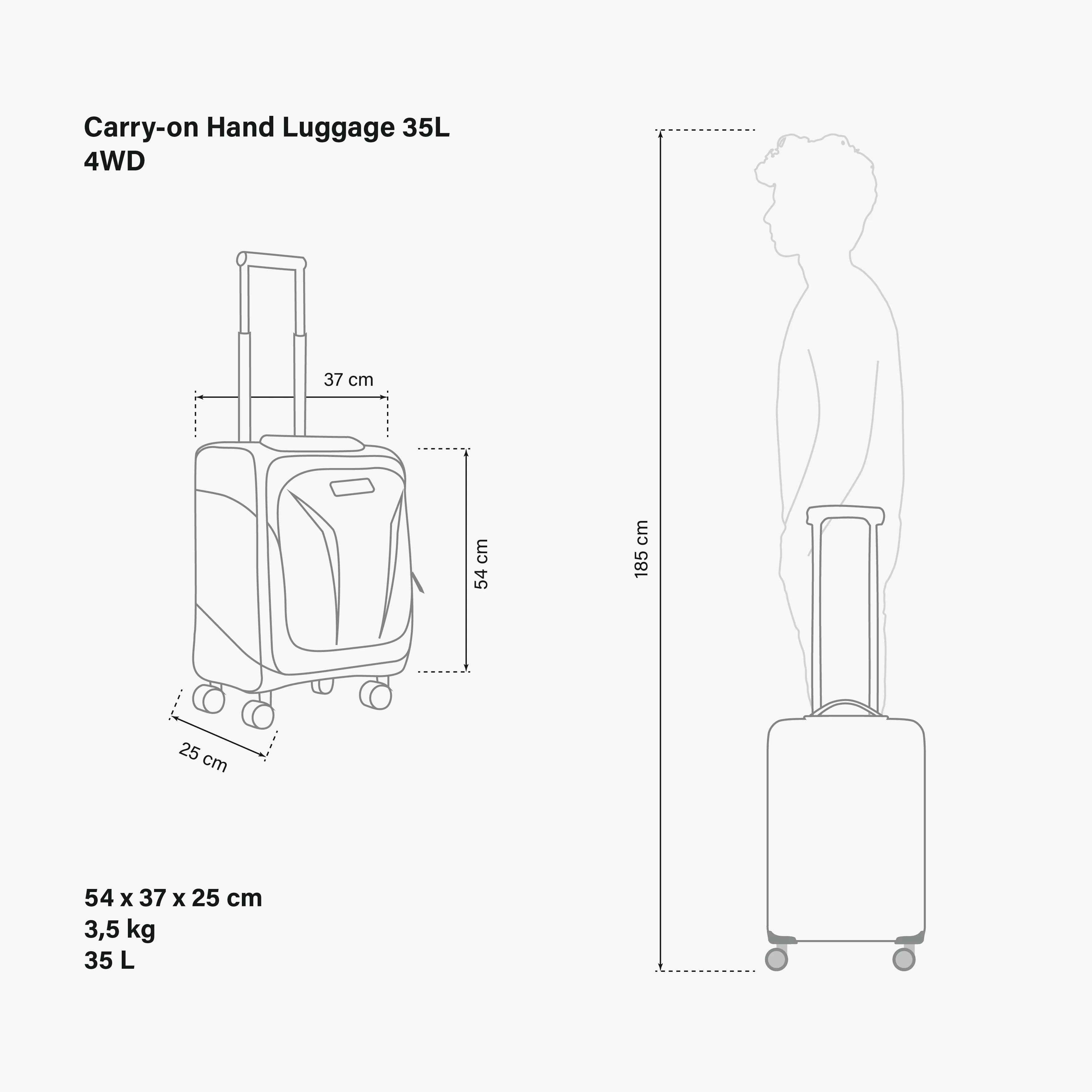 CABIN LUGGAGE 35L - 4WD - Image 11