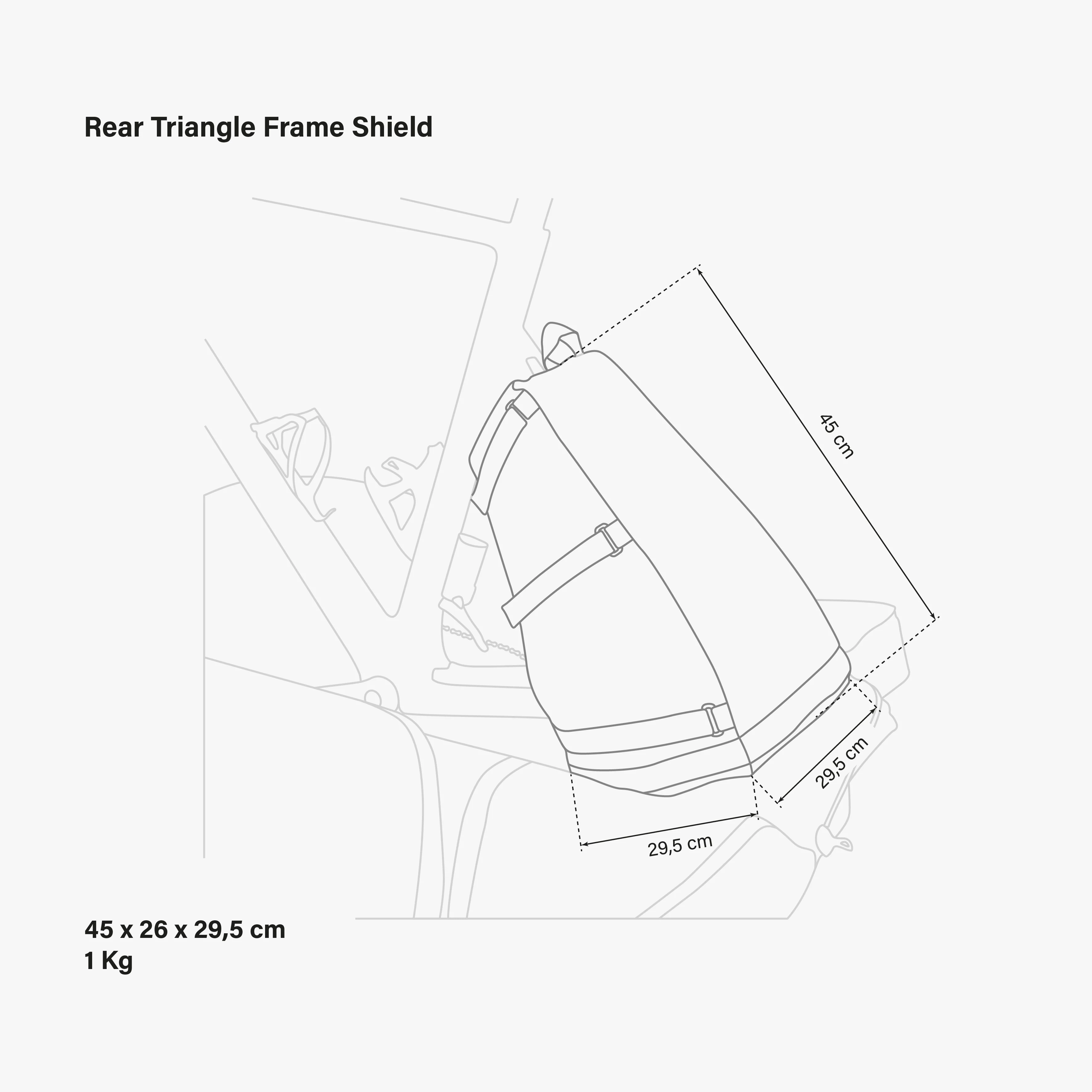 REAR TRIANGLE FRAME SHIELD - Image 7