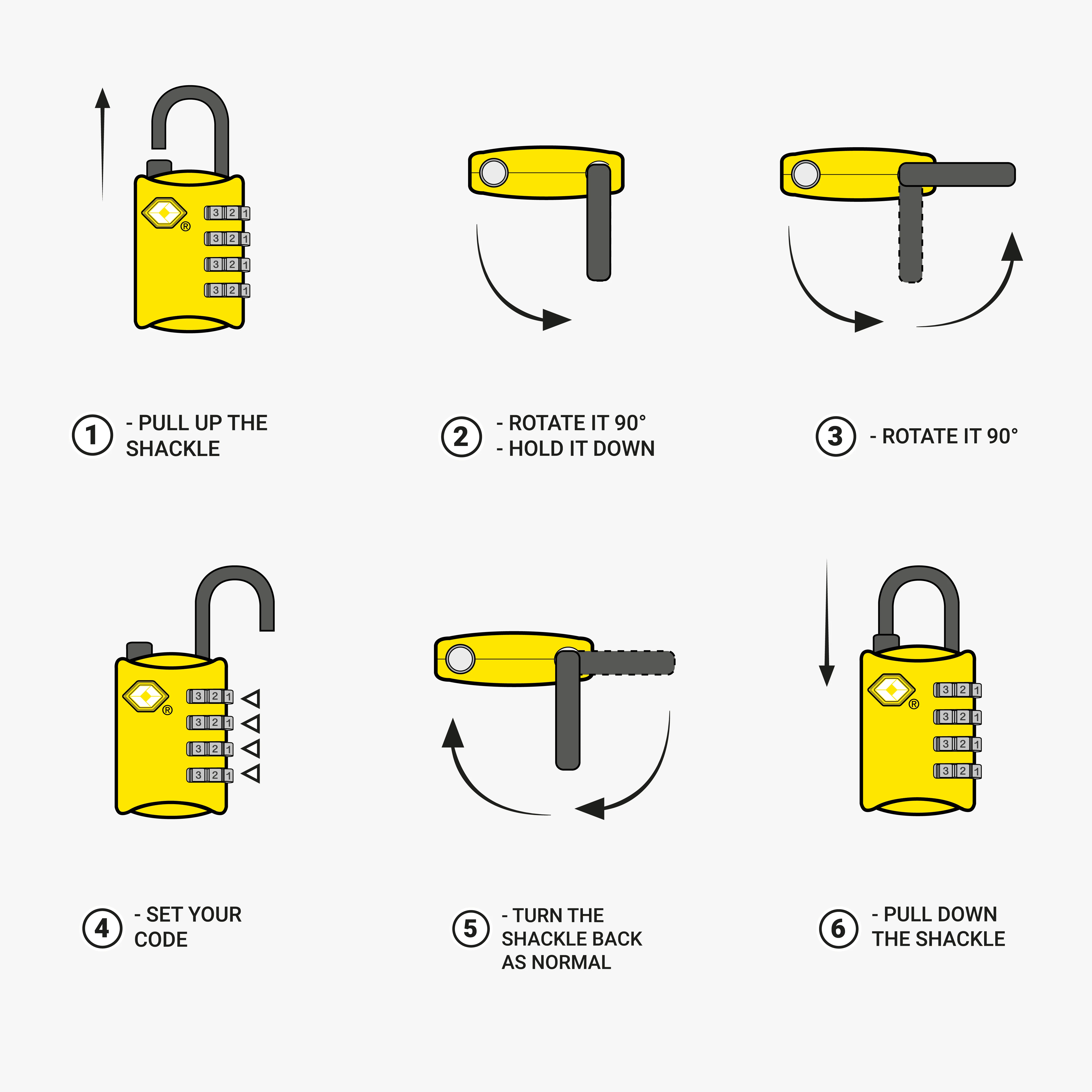 TSA LUGGAGE PADLOCK - Image 6